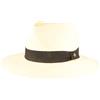 Hut Breiter Breiter Cappello Panama in Paglia Toquilla Originale dell'Ecuador Cappello Estivo con Protezione Solare UV 50+ Fascia in Pelle e Rinforzo in Silicone