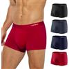 Casey Kevin Boxer Uomo da 4 Pezzi, Modal Mutande Uomo Boxer Elasticizzato Traspirante Morbidi Boxer da Uomo, M