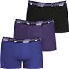 Athena Boxer (Set di 3) da Uomo, Indaco/Viola/Nero, M