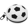 Mikikit Portamonete in Silicone a Forma di Pallone da Calcio, Borsa Sportiva Compatta e Multifunzionale per Cuffie ed Elettronica, per Uso Quotidiano e Allenamenti
