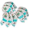 Generic Coperture Per Le Teste Dei Bastoni Da Golf Set Protettivo con un Motivo | Set Da 9 Pezzi Per Ferri Da Golf per Pratica Esterna Campo da Golf e Tornei