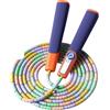 Generic Corda per saltare regolabile con perline, 2,8 m, per bambini, ergonomica, affusolata, manici testurizzati antiscivolo e costruzione in PVC PP resistente ai nodi (B)