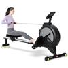 Novonova Vogatore per Casa con 16 Livelli di Resistenza, Vogatore Magnetico con Schermo LCD Supporto per Smartphone, NV-1791
