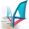 Xenmekrx Vela Paddle Gonfiabile con Tessuto Rinforzato per SUP