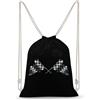 FWJZDSP Zaino con coulisse a forma di bandiera quadrata da corsa, borsa a tracolla da viaggio, borsa sportiva da palestra, unisex