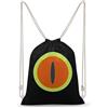 FWJZDSP Zaino con coulisse Lovely Frog Eyes, borsa a tracolla da viaggio, sportiva, da palestra, unisex