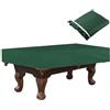 Highdi Copertura per Tavolo da Biliardo Antipolvere, Copertura per Tavolo da Biliardo con Coulisse Copri Biliardo da Esterno Impermeabile per Tavolo da Biliardo (8FT,Nero)