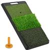 Baoblaze Golf Training Pad per Allenamento Golf Completo Tappetino Compatto Superficie Multistrato Sintetica Base Gomma Antiscivolo Maniglia per Spostamento