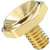 Tufgo Vite con manico per mulinelli Daiwa per steez Ryoga per zillion Baitcast Drum Reels - Vite di ricambio leggera 1,7 g grigio argento (oro)