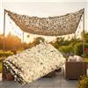 CMJYMX Rete Mimetica Rinforzata, Rete Ombreggiante Decorativa con Supporto in Rete per Paesaggi Forestali, Caccia All'aperto, Foresta(2x3.0m/6.5x9.8ft)