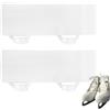 Generic 1 paio di coperture per skate, vestibilità precisa e flessibile | Figure Recreational Skate Guards per principianti Professionisti Giovani Bambini Atleti Allenamento a casa