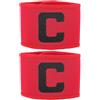 HAPINARY 2 Pezzi Fasce da Capitano Calcio Elastiche in Gomma Leggera e Portatile per Braccio Accessorio Sportivo per Baseball e Hockey