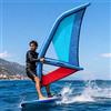Generic Vela gonfiabile per stand up paddle, vela SUP portatile con base girevole a 360° e cinghie regolabili per i piedi per spiaggia, lago e sport acquatici, 3,2 m