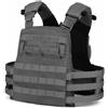 ZAYAIO Gilet Tattico A Sgancio Rapido con Molle, Compatibilità Piastra - Design On/off, Resistente for L'allenamento E L'uso All'aperto(WG)