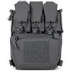 ZAYAIO V5 PC Gilet Tattico Pannello Posteriore Pacchetto di Espansione Modulare Multicam Camo Zip-On Utility Pouch for Portapiatti Stile(WG)