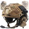 generic Casco tattico con custodia e cuffie militari, protezione ABS regolabile, 52-60 cm, per softair, paintball e giochi tattici