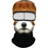 Generic Maschera da sci con animali 3D con orecchie per festival musicali, sci, Halloween, attività all'aperto, maschera da ciclismo traspirante per donne, uomini e ragazzi (B, taglia unica)
