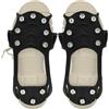 WVYHLAMRC Ramponi a 10 denti Escursionismo all'aria aperta Arrampicata su neve e ghiaccio Pinza antiscivolo Coperture for scarpe invernali Punte Accessori for racchette da neve