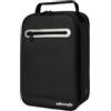 KiBcsLic Custodia Scarpe Golf Borsa Porta Calzature Contenitore Organizer Trasporto in Pelle con Impugnatura Resistente E Apertura Ampia Adatta per Viaggio Auto Armadietto Casa, Array, Nero