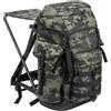 THKFISH Zaino da pesca con sedia, Mimetico, Pesca