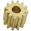 QZIVNBPM Modulo 0,6M 8T 9T 10T 12T Denti Ingranaggio Motore Mandrino Ruota Ingranata in Metallo Rame Ottone Adatto A Diametro Albero 2mm 3,175mm Falsamaglia Catena Bici Cassette e pignoni