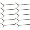 Generic Boom con clip connettori da pesca pesca braccio piegato alimentatore peso piombi manicotto tubi