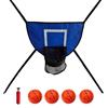 Generic Set di cestini morbidi per trampolino da basket, accessorio da gioco per cortile, fitness, attività da giardino, attrezzatura sportiva all'aperto, per uomini e donne (blu, 49 x 36 cm)