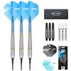 Target Darts Phil Taylor - Set di Freccette Unisex con Punta Morbida, 18 g, Colore: Nero, Bianco e Blu, Confezione Regalo