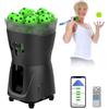 Generic Macchina automatica per palline da tennis con velocità e rotazione regolabili, capacità di 45 palline, frequenza di avanzamento regolabile per allenamento da soli