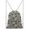 Lawenp Camo Running Horse Zaino con coulisse Borsa da palestra sportiva in tela Borsa a tracolla resistente per uomo donna