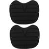 Ciieeo Cuscino Schienale Nero Design Ergonomico per Kayak 2 Pezzi in Spugna Facile da Installare, per Kayak Outdoor e attività Acquatiche