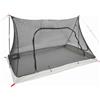 GFMGUEMV Tenda interna nera, 220 x 128 x 110 cm, rete - Tenda traspirante per campeggio solo, con borsa per il trasporto, picchetti e tiranti per un facile montaggio