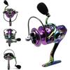 ZMdooreasy Mulinello 10BB Albero in Metallo Carbon Drag 35 Lbs Acqua Salata Acqua Dolce Bass Pesca per Ultra Leggero Serie 1000-6000