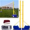 Generic Rete da badminton da pallavolo, portatile, per interni ed esterni, con pali per giocare in giardino