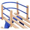 LPERTGFHU Schienale per slitta, schienale in compensato con barra di protezione, accessorio invernale per bambini, per divertimento e stabilità, blu
