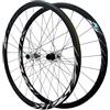 ZRQSMCX Set di ruote per bici da corsa 700C con freno a disco a sgancio rapido, set di ruote per bici da corsa, 8, 9, 10, 11, 12 velocità, mozzi con cuscinetti, cerchi a doppia parete, 30 mm, 24 fori (nero ar