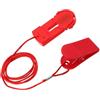 NIYANGLE Chiave di Sicurezza Rossa per Tapis da Corsa Clip di Arresto Immediato e Design Ergonomico Curvo, Compatibile per Palestre Domestiche e Centri Fitness