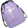 DEARMAMY Zaino da Danza per Oxford Porpora Tracolla Regolabile, Borsa da Balletto Versatile per Dance e Back To School Party