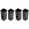 Limtula Attrezzatura per Fitness Manica in plastica Cava Manica Isolante Scorrevole Scivola Tubo Quadrato Accessori per Attrezzature per Fitness Plastica Cava