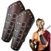 Generico Guantiere Polsiera Medievale Bracciali Protettivi Punk In Pelle PU