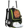 generic Zaino da baseball di grande capacità, per bambini e adulti | Materiale resistente all'usura, scomparto per scarpe ventilato, cinghie imbottite per alleviare il carico