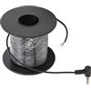 AKLOSIPY Cavo per Telecamera da Pesca con Trasmissione HD con Spinotto per Cuffie da 3,5 Mm - Accessori per Fishfinder da 20 M/65,6 Piedi (30M)