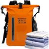 Generico Zaino Dry Bag Impermeabile Capacità Elevata Chiusura A Rotolo Ultraleggero | Zaino Viaggio E Piscina Per Rafting Kayak Nuoto Snowboard Escursionismo Viaggi Spiaggia Sport