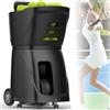 Generic Macchina portatile per palline da tennis - Lanciatore elettronico per palline da tennis con controllo APP per velocità e posizionamento, ideale per l'allenamento dei principianti, contiene 100 palline