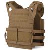 ZAYAIO Gilet Tattico Unisex 2.0 con Sgancio Rapido - Leggero Compatibile Molle for Outdoor, Softair E Allenamento(CB)