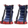 COACOM Galleggiante da Nuoto in 2 Pezzi, Cintura Gonfiabile per Allenamento, Attrezzatura per Il Nuoto, Cintura per Sport Acquatici, Piscina Estiva, Spiaggia, Accessori per L'Oceano.