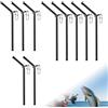 Riisoyu 10 Pezzi Anti Tangle Pesca,9/12CM Anti Tangle Boom in Metallo con Anello Girevole a 360°Accessori per la Pesca Adatto alla Pesca in Mare e alla Pesca dalla Barca