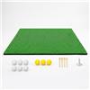 Fxzqgnh Tappeto Golf Allenamento Pratica Interna Esterna con Accessori, tappetino golf - tappetino da allenamento, Fondo in EVA da 15mm, 100 * 120cm