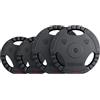 GORILLA SPORTS® Dischi Pesi - Peso a Scelta 1,25 kg/2,5 kg/5 kg/10 kg/15 kg e set di 17 kg/27,5 kg/30 kg, Foro Ø 30/31 mm, Rivestiti in Plastica - Piastre per Bilanciere, Manubri
