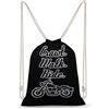 FWJZDSP Zaino con coulisse per gattonare, camminare, andare in moto, borsa a tracolla da viaggio, borsa sportiva da palestra unisex